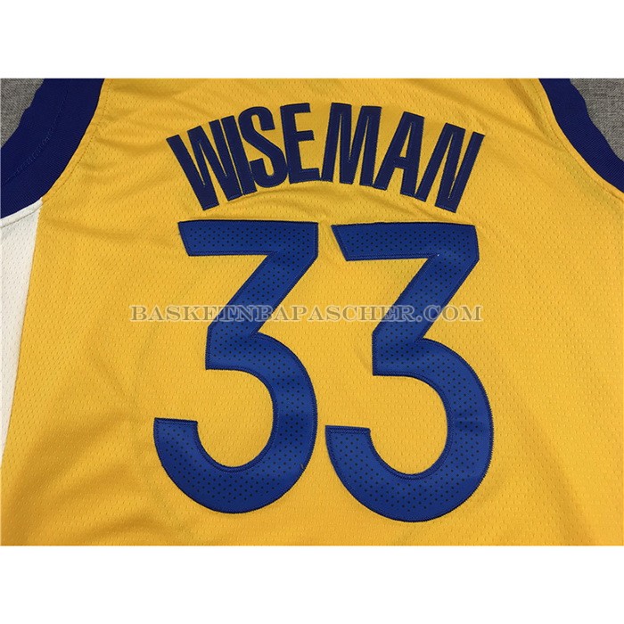 Maillot Golden State Warriors James Wiseman Statement 2020 Jaune